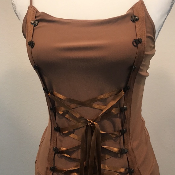 Beautiful Dress with Ribbon Tie Front size XS - Picture 2 of 7